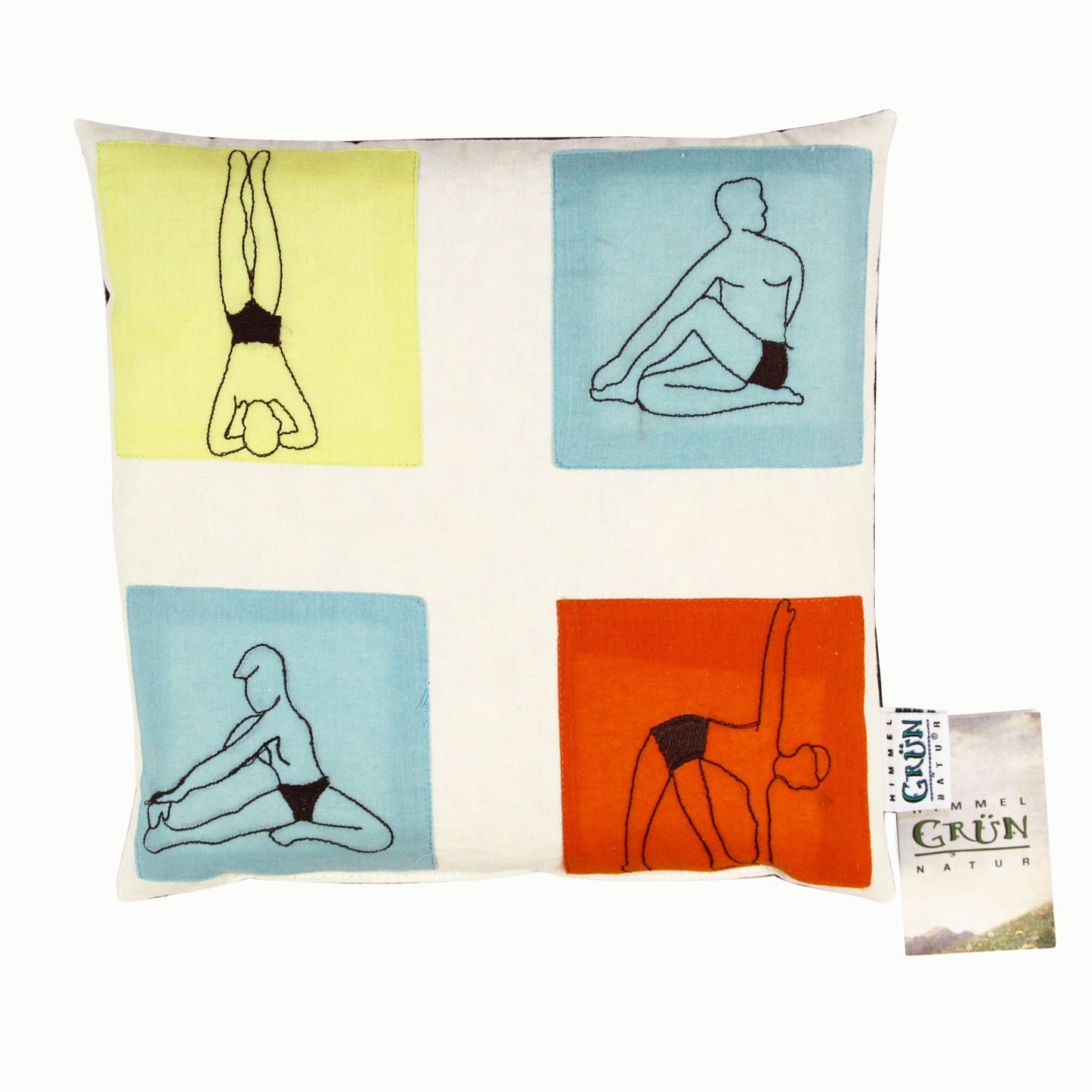 Alpen - Zirbe Hirse Yoga Kissen mit Bezug