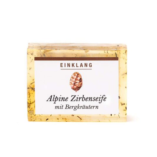 Alpine Zirbenseife mit Bergkräutern 90gr